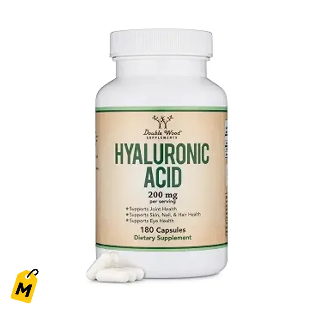 Acido Hialuronico 200mg - Articulaciones Flexibles y Piel Joven - 180 Capsulas