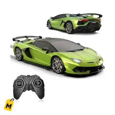AEROQUEST Lamborghini RC Verde 1:16 - Carro de Control Oficial