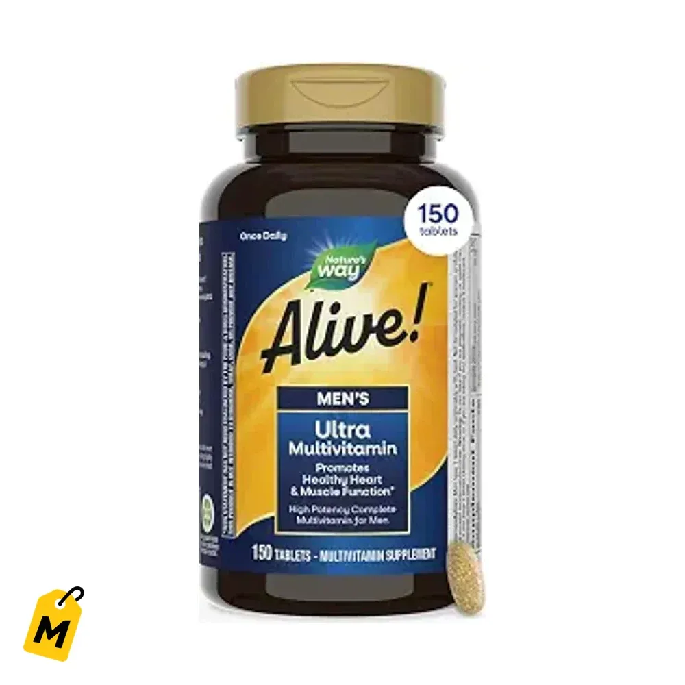 Alive! Multivitaminico Hombre Nature's Way 150 Tabs - Energia y Salud Total