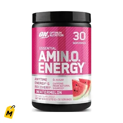 Amino Energy Optimum Nutrition Pre Entreno BCAA Te Verde Energia Sandia