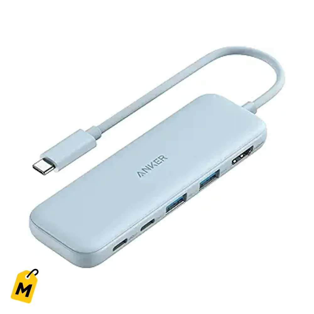 Anker Hub USB C 5 en 1 para Laptop: HDMI 4K, Carga y Datos Super Rapidos