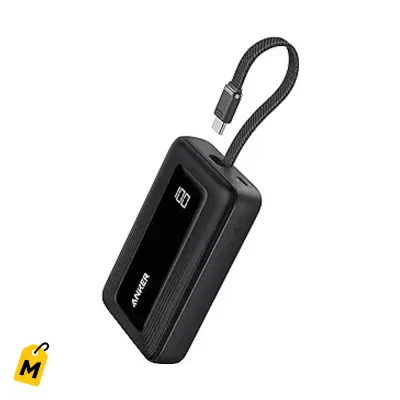 Anker Power Bank 10000mAh 30W USB-C Carga Rapida Pa Tu Celular iPhone y Galaxy