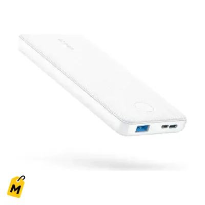 Anker Power Bank PowerCore 10K Blanco - Carga Rapida pa tu iPhone y mas