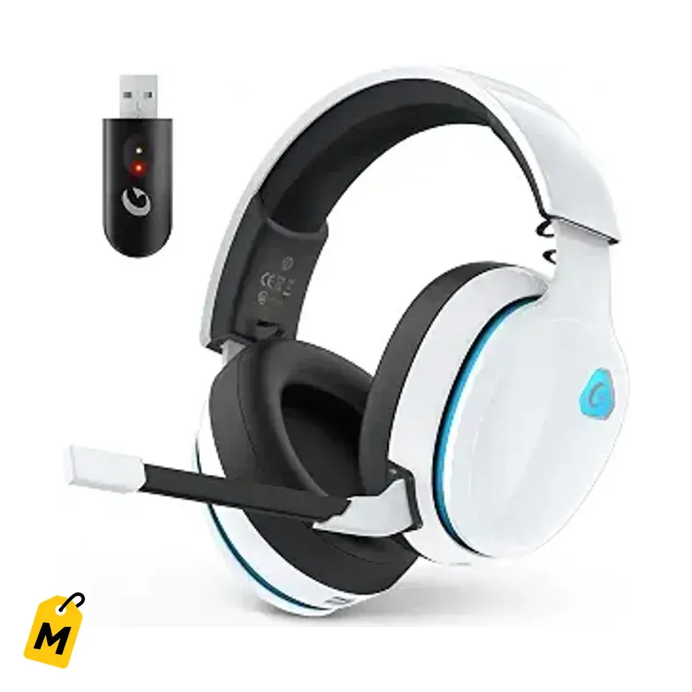 AOC Audifonos Gaming Inalambricos PS5 PS4 PC Switch Microfono Cancelacion Ruido 7.1 Sonido