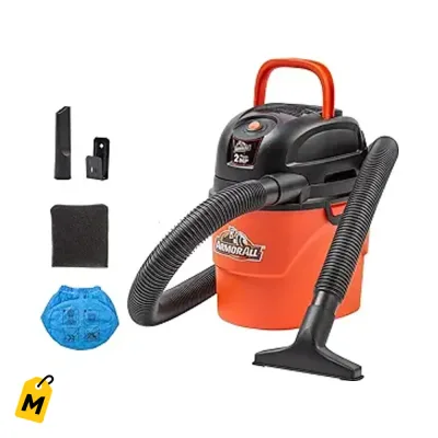 Armor All AA155 Aspiradora Portatil Seco Mojado 2HP Naranja Pa To