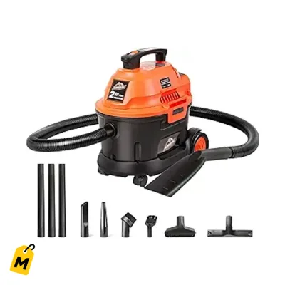 Armor All Aspiradora Humedo y Seco 2.5 Galones 120V Pa Limpiar Facil