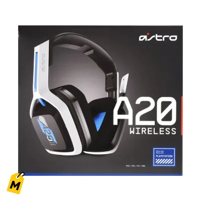 ASTRO A20 Audifonos Inalambricos Gen 2 Pa PS5 PS4 PC Mac Blanco Azul
