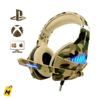 Audifonos Gamer pa PS4 PS5 Xbox Switch PC Sonido Envolvente Bajos Nitidos