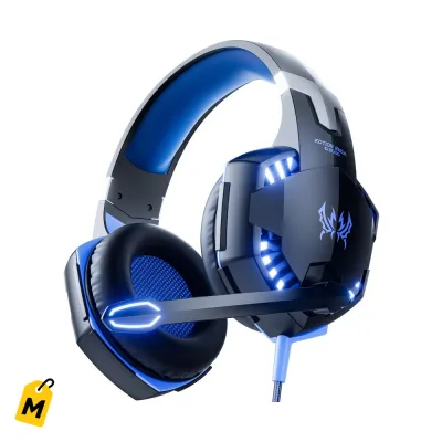 Audifonos Gamer Pro con Microfono Nitido y Luces LED pa PS5 Xbox PC Switch y Mas