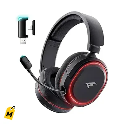 Audifonos Gamer Inalambrico Valorise PC PS5 PS4 Switch Sonido 7.1 100H RGB