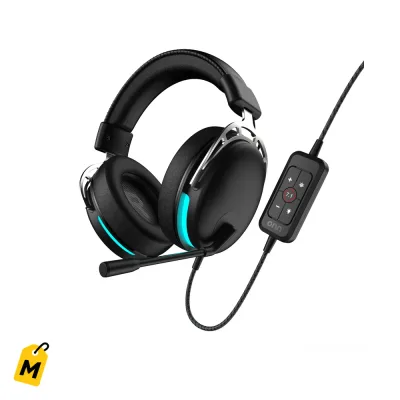 Audifonos Gaming onn PC Sonido Envolvente 7.1 Cable 6 pies Gel Frio Maximo Confort