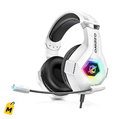 Audifonos Gaming Ozeino 7.1 Envolvente con Microfono y LED para PS5, Xbox, PC y mas