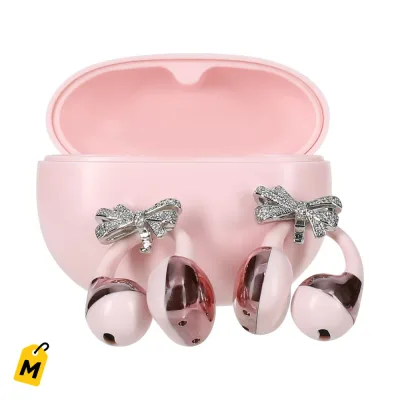 Audifonos Inalambricos Open Ear Joya Con Charms Pa Que Brilles