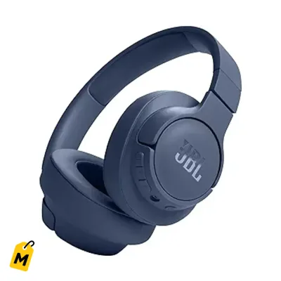 Audifonos JBL Tune 720BT: Bajos Puros, 76H Bateria, Ligeros y Plegables