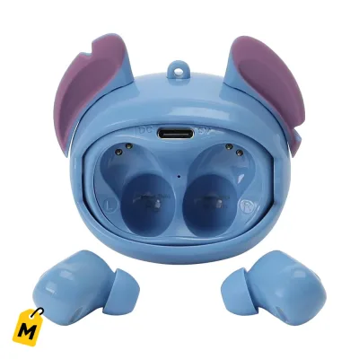 Audifonos Stitch Inalambricos TWS Disney Sonido Chevere