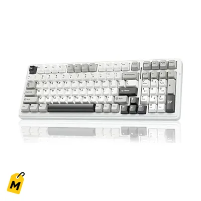 AULA F99 Teclado Mecanico Inalambrico Tri-Modo RGB Hot Swappable Pa Gamers