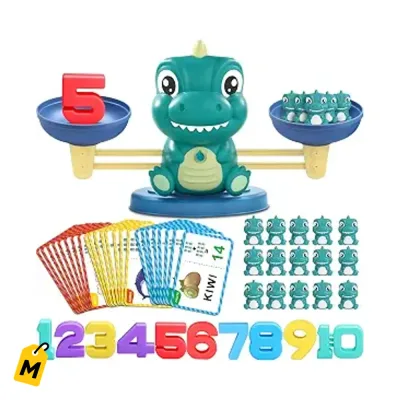 Balance de Dinos Kaodezhu pa Ninos - Aprende Mate Facil y Divertido
