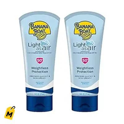 Banana Boat Protector Solar Ligero Como Aire SPF 50 Duo Sin Oxibenzona