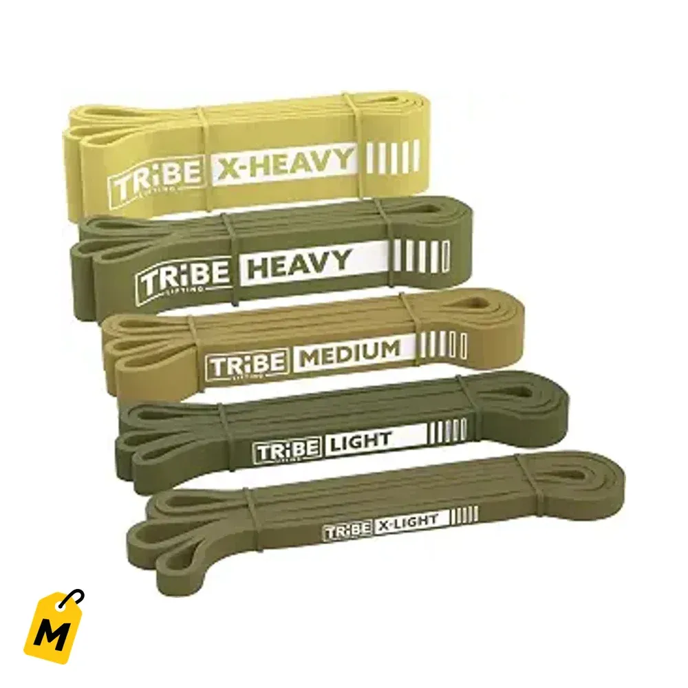 Bandas de Resistencia Tribe Lifting - 5 Niveles pa Ponerte en Forma