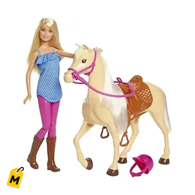 Barbie y su Caballo: Aventura a Caballo con Barbie Rubia