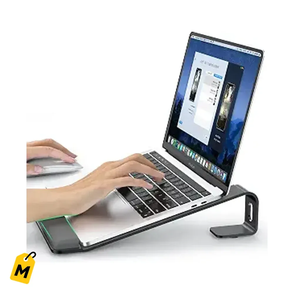 Base LOXP de Aluminio para Laptop con Apoyo de Muneca