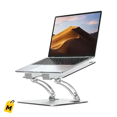 Base Nulaxy Ajustable Pa Laptop, Plegable, Firme y Con Ventilacion - 10-16 Pulgadas