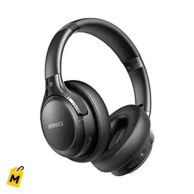 BERIBES Audifonos Bluetooth Inalambricos HiFi Stereo 65H Bateria 6EQ
