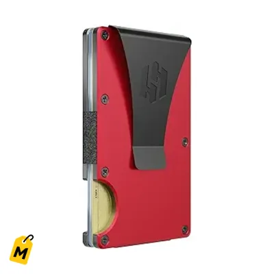 Billetera Hayvenhurst pa Hombre - Fina, Metal, Antirobo RFID, con Clip de Cuartos