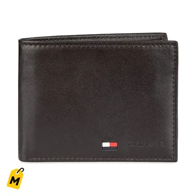 Billetera Tommy Hilfiger Cuero Orson RFID con Tarjetero Pa Quitar
