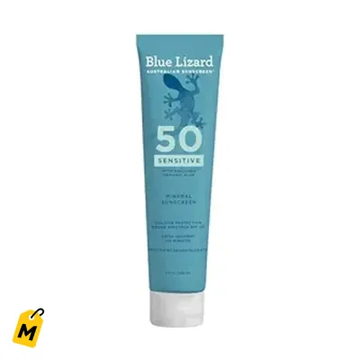Blue Lizard Protector Solar Mineral SPF 50 Piel Sensible UVA UVB Aloe Vera Organico