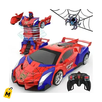 BLUEJAY Carro Robot Transformable Control Remoto 2.4Ghz Juguete Bacano Pa Ninos