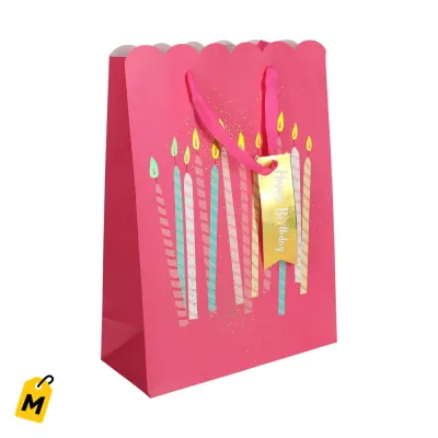 Bolsa de Regalo Grande Feliz Cumpleanos Pa Tus Fiestas