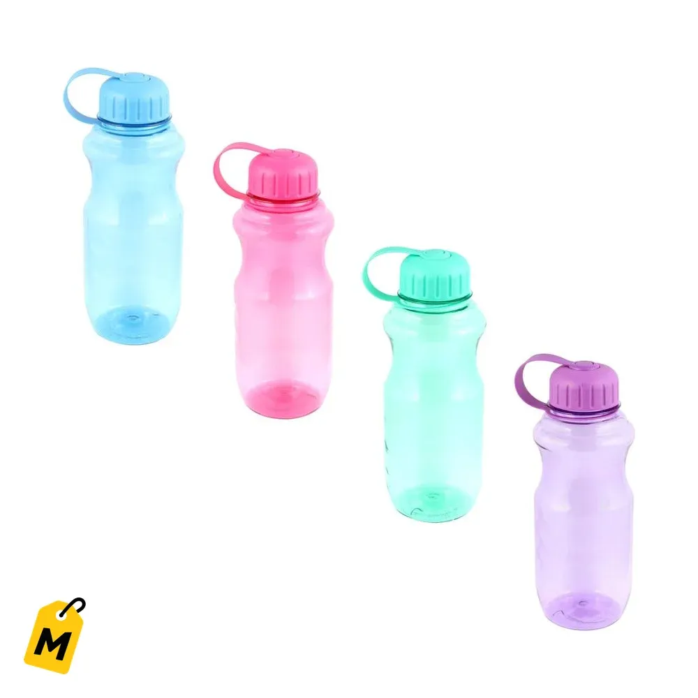 Botellas de Agua Reusables Translucidas pa Mantenerte Hidratado - 20 oz
