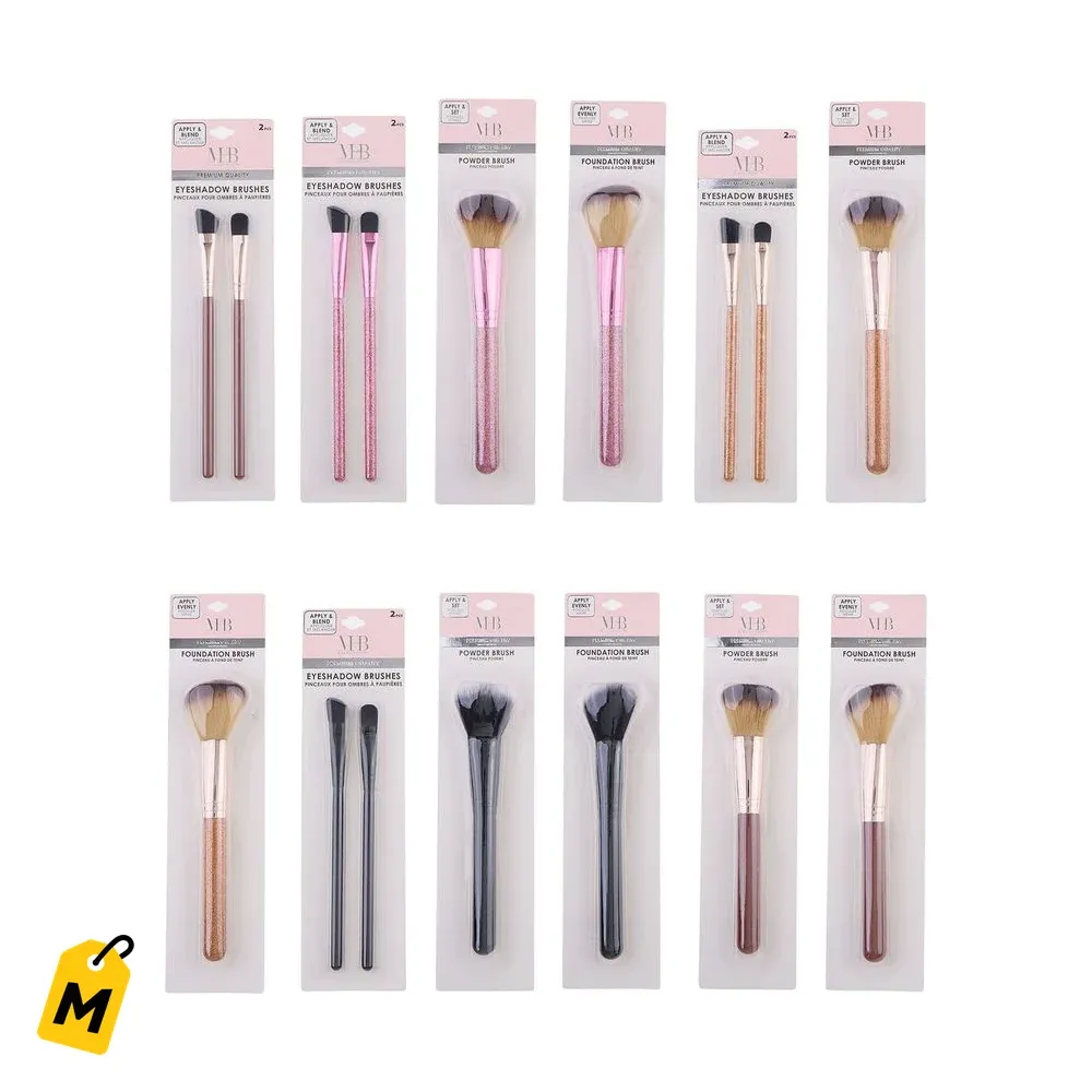 Brochas de Maquillaje Must Have Beauty, Estilos Chulisimos, Pack 1 o 2