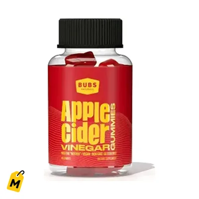 BUBS Gomitas Vinagre Manzana Con La Madre Naturales Vegan Pa Tu Salud y Energia