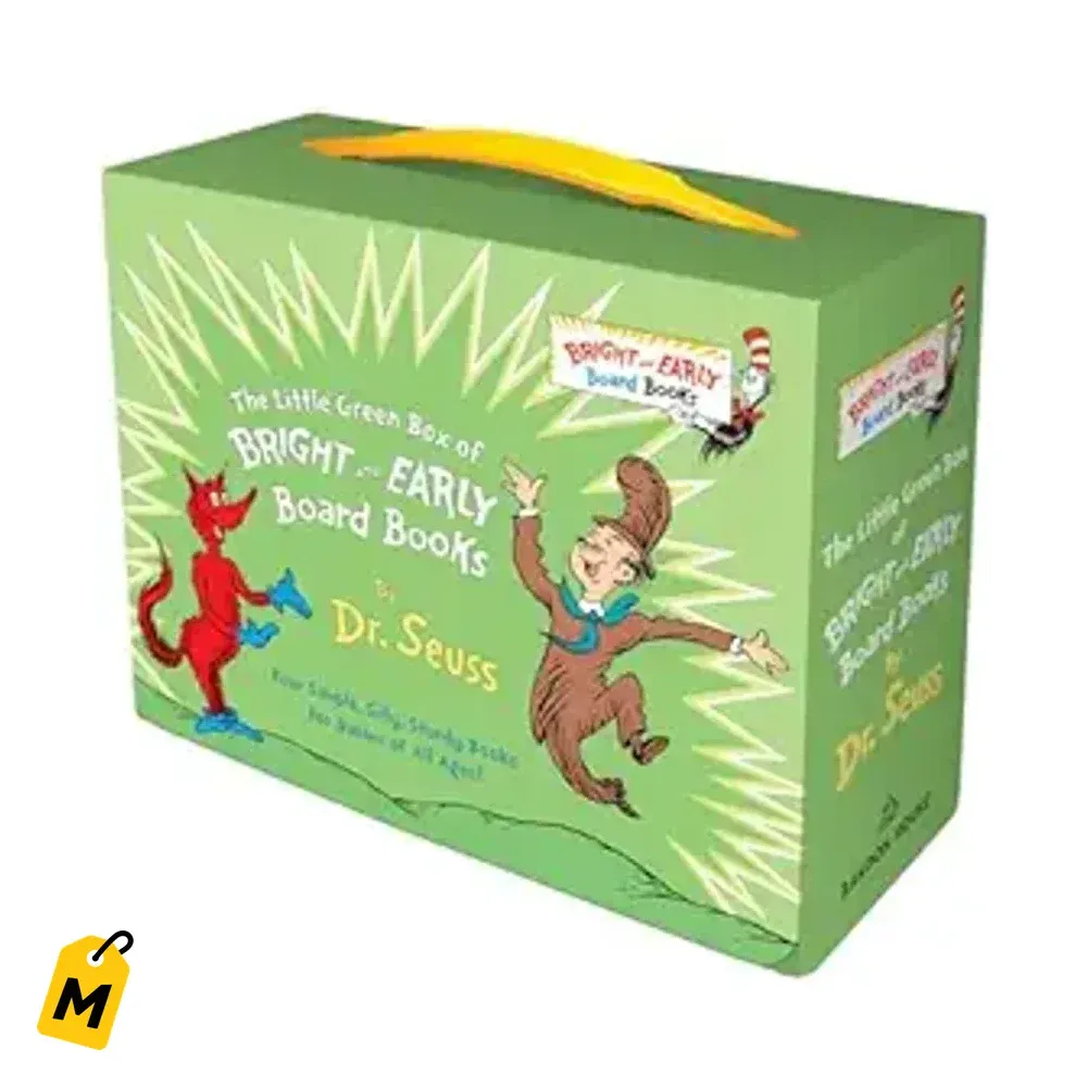 Cajita 4 Libros Dr Seuss Carton para Ninos Pequenos