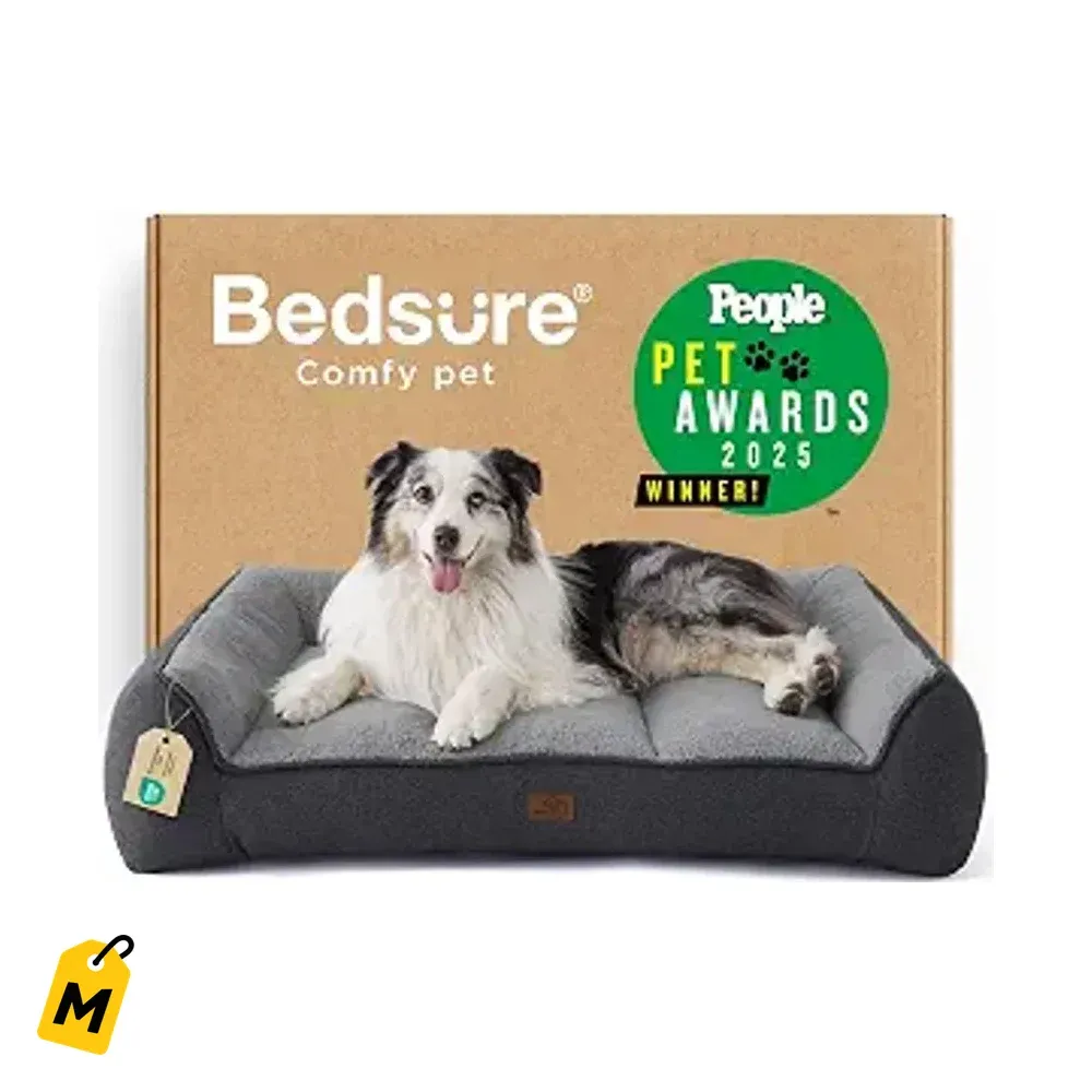 Cama Ortopedica XL para Perros Bedsure SupportMax - Sofa Confortable y Lavable