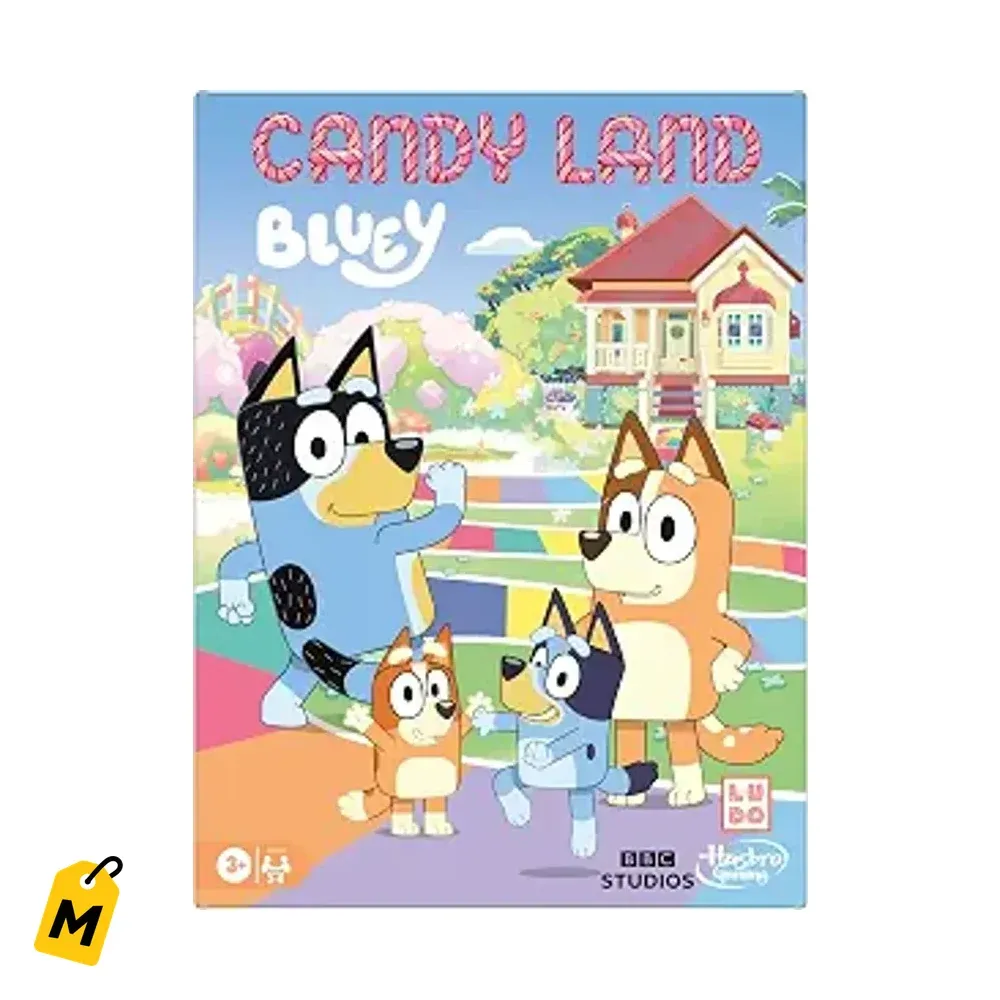 Candy Land Bluey: Juego de Mesa Hasbro | Pa ninos 3+ | 2-6 Jugadores | Con Bluey y su gent