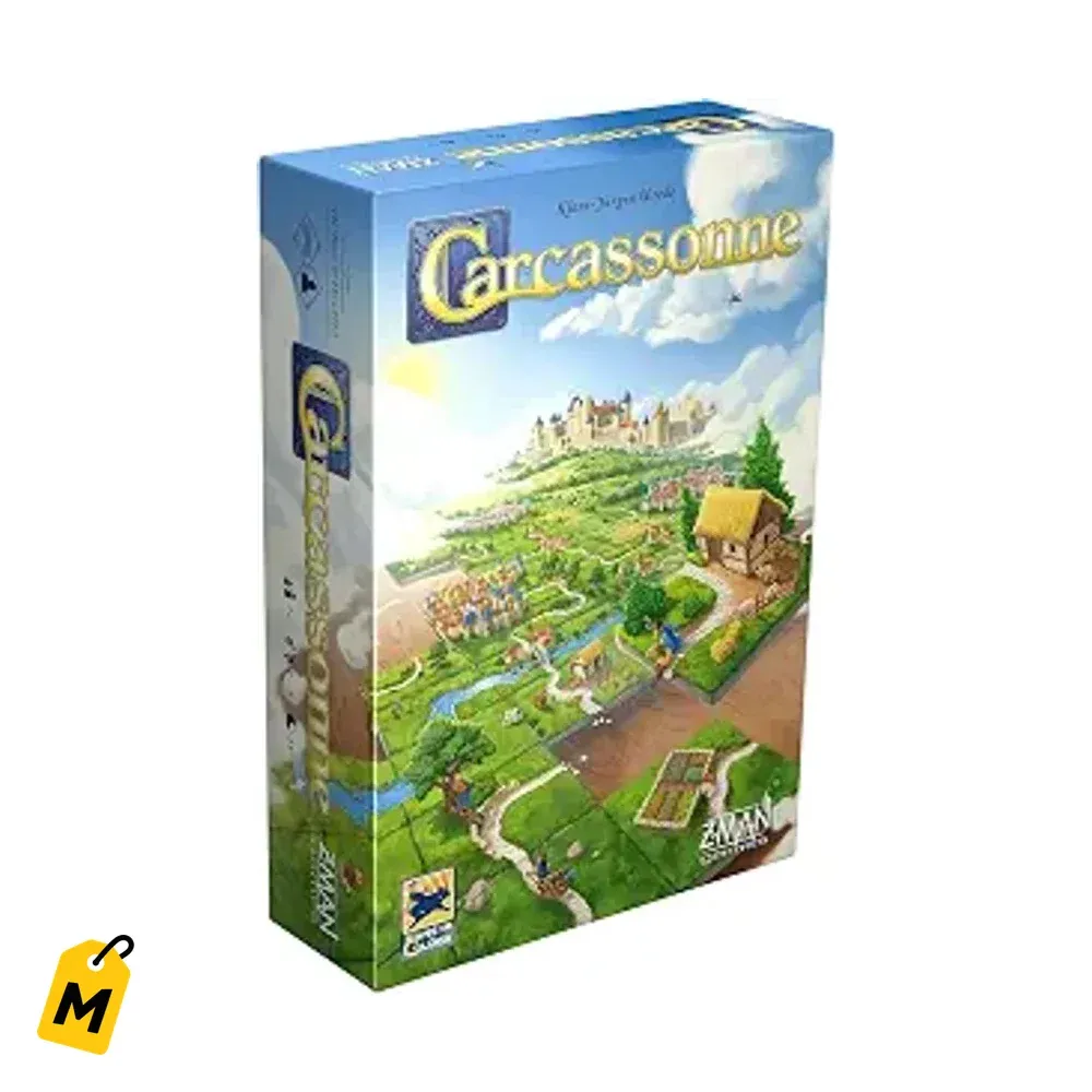 Carcassonne: Juego de Estrategia Pa To La Familia, 2-5 Jugadores, 35 Minutos