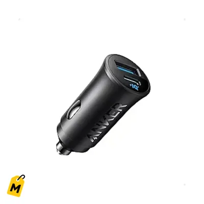 Cargador Anker USB-C 30W pa tu carro, carga rapido iPhone y Samsung
