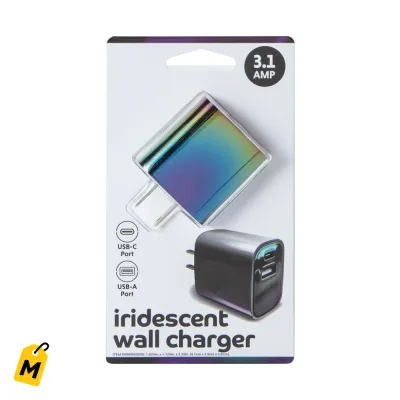 Cargador de Pared Arcoiris Carga Rapida 3.1A