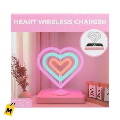 Cargador Inalambrico Corazon - Dale Power a Tu Celular