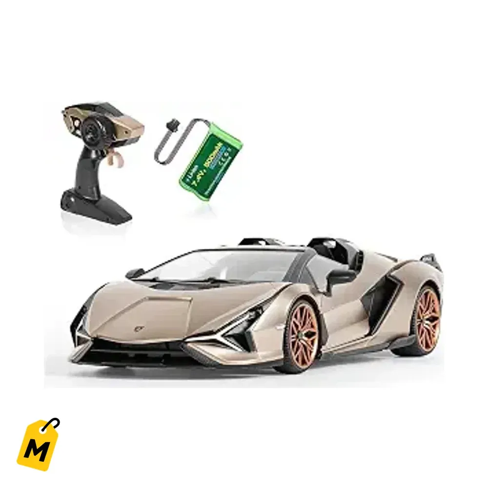 Carro RC Lamborghini MIEBELY Licenciado 1:16 con Luz LED - Regalo Brutal