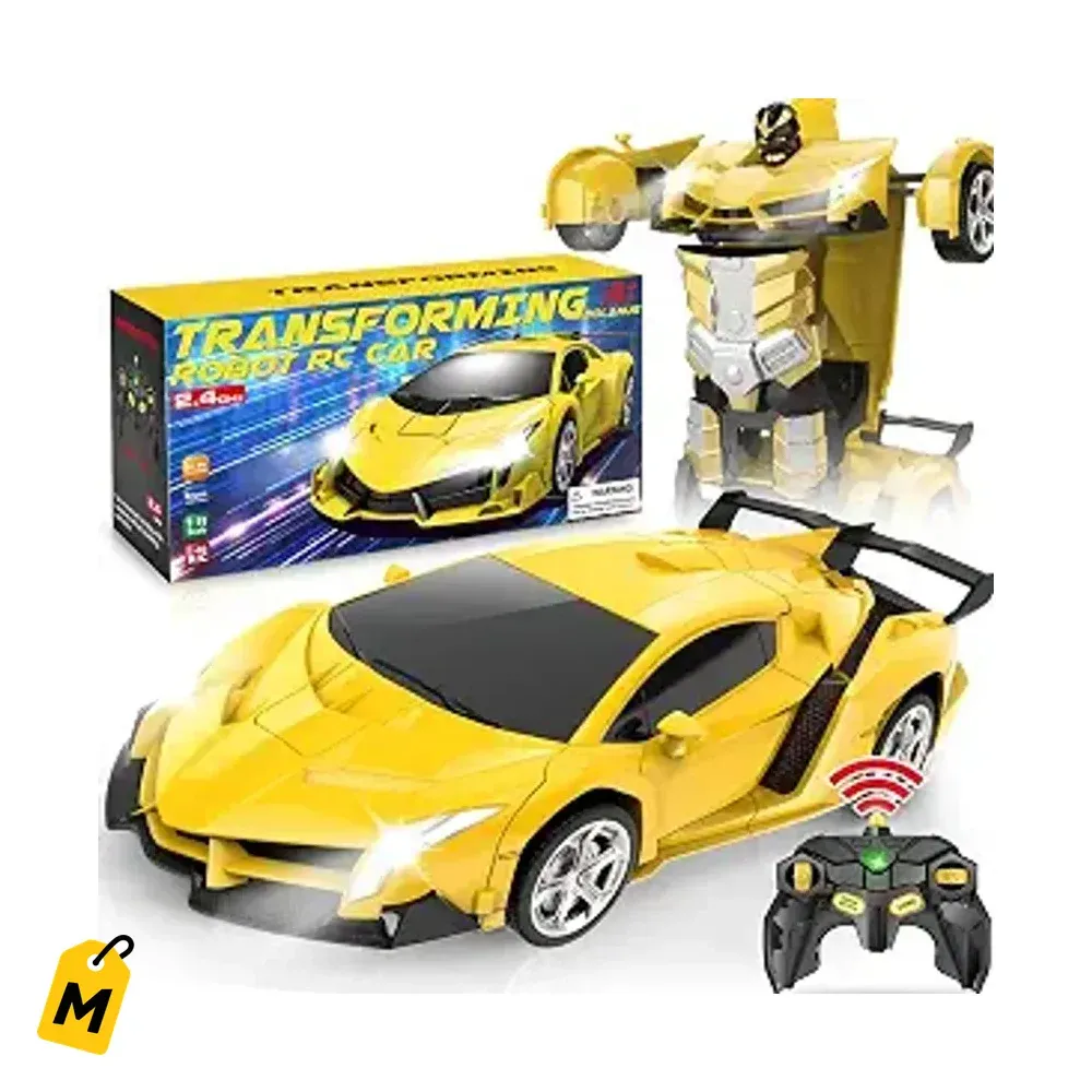 Carro Robot Dolanus de Control Remoto Se Transforma Juguete Pa Ninos Regalo Ideal
