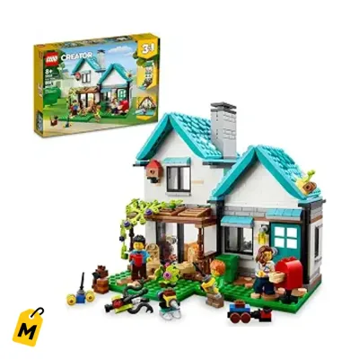 Casa LEGO Creator 3 en 1 - Juguete de Construccion para Ninos y Ninas 8+ - 3 Opciones de J