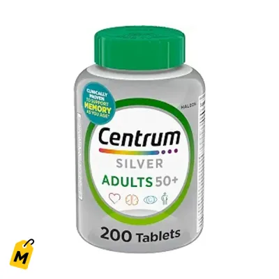 Centrum Silver 50+ Multivitaminas Pa Adultos - 220 Pastillas