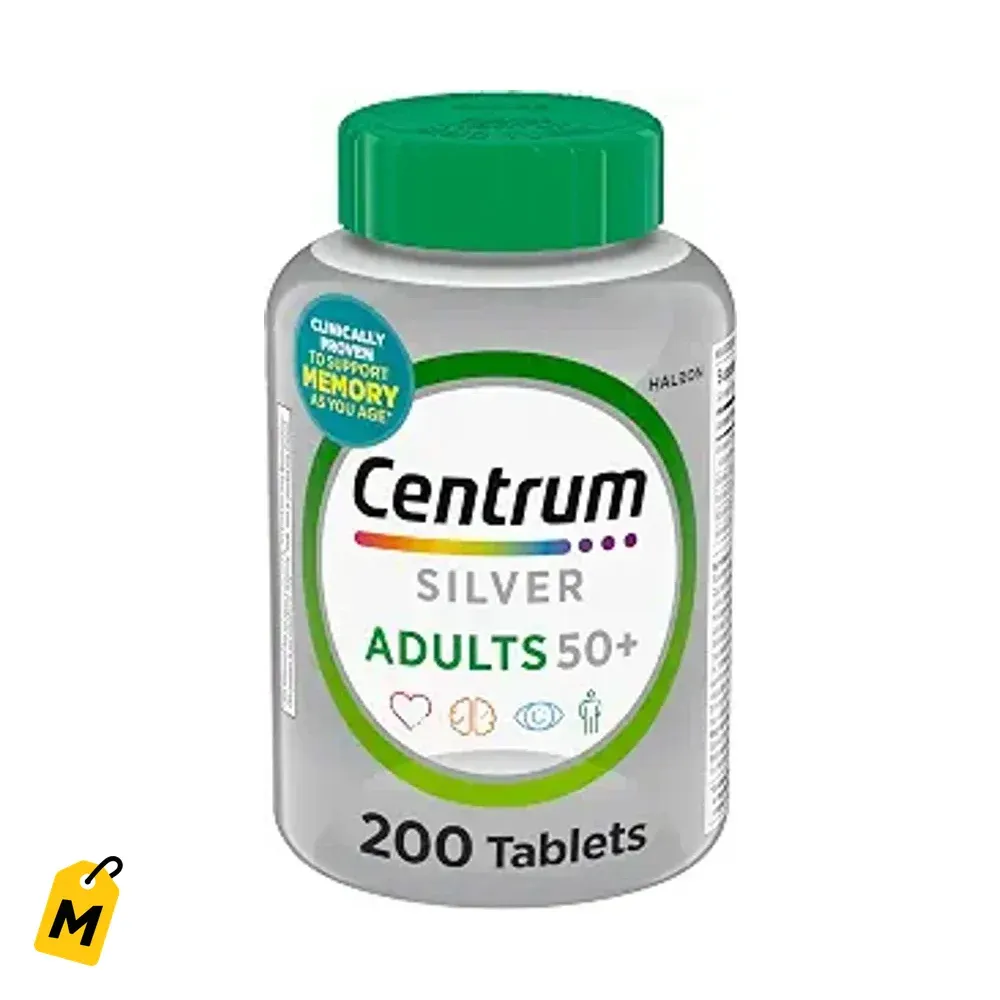 Centrum Silver 50+ Multivitaminas Pa Adultos - 220 Pastillas