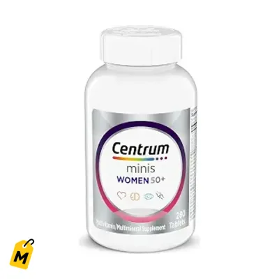 Centrum Silver Mujer 50+ Multivitaminico 280 Tabs Apoyo Memoria Huesos Energia
