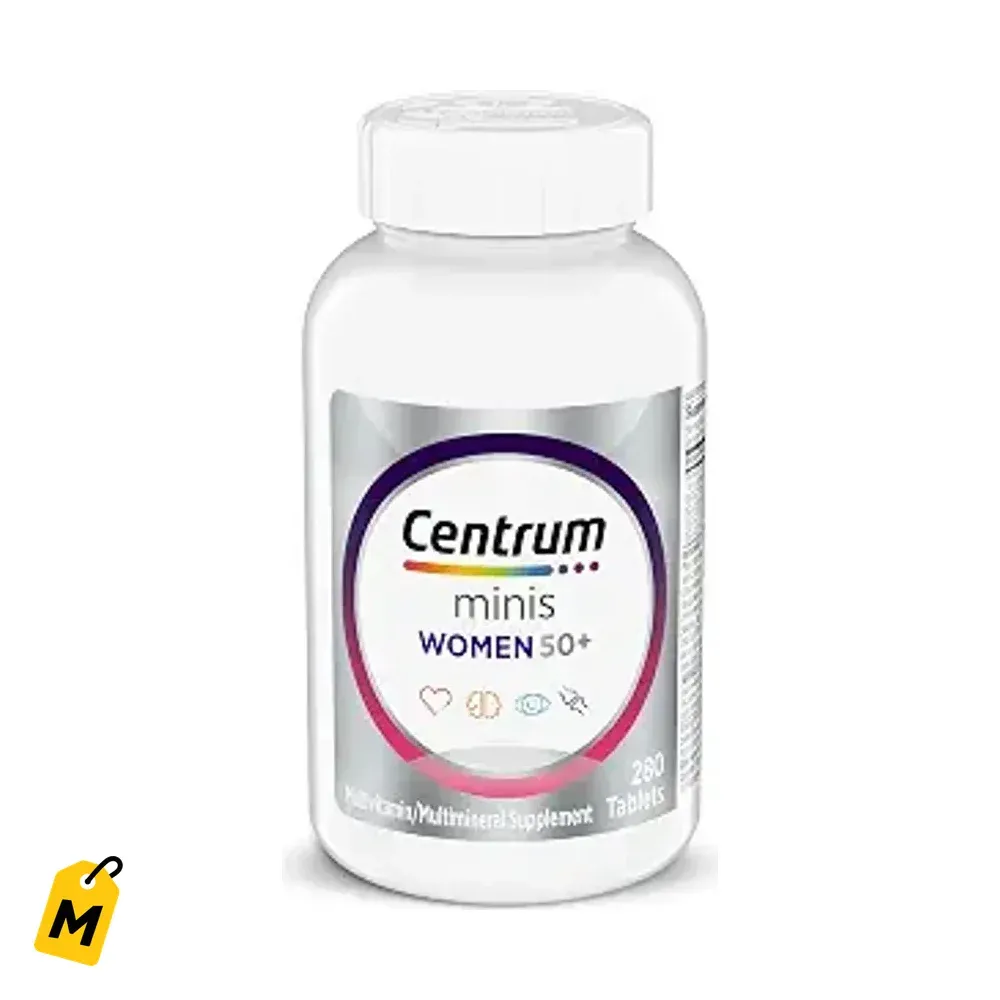 Centrum Silver Mujer 50+ Multivitaminico 280 Tabs Apoyo Memoria Huesos Energia