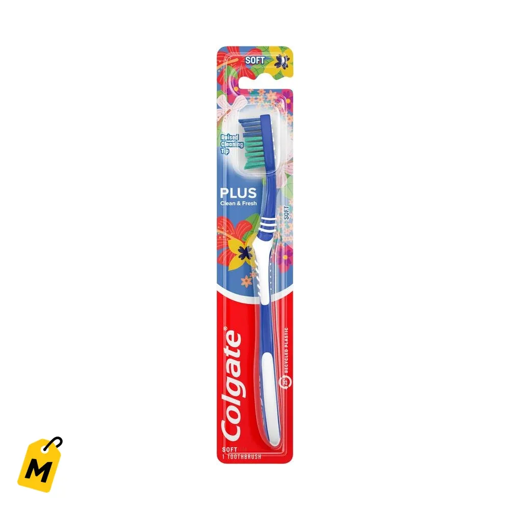 Cepillo Colgate Plus Suave para Dientes y Encias Frescas 1 Unidad